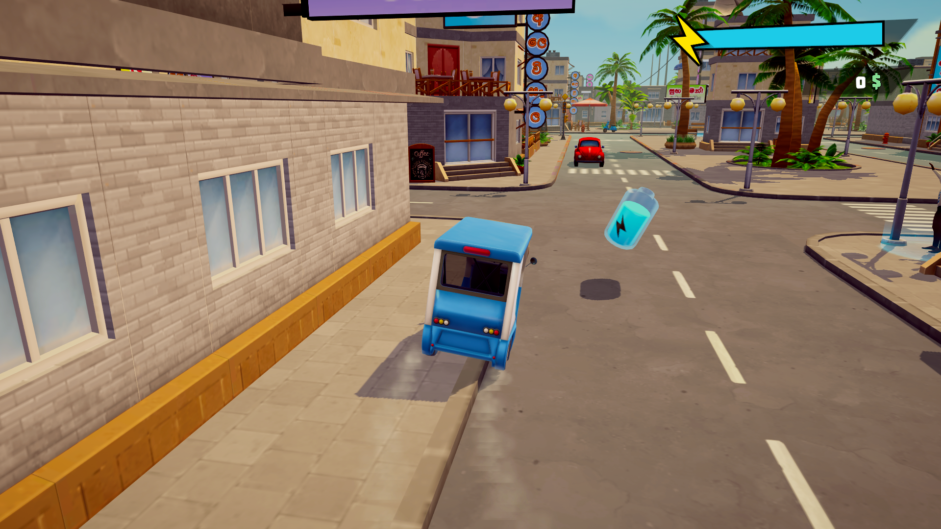 Tuktuk Crazy Taxi Game Screenshot