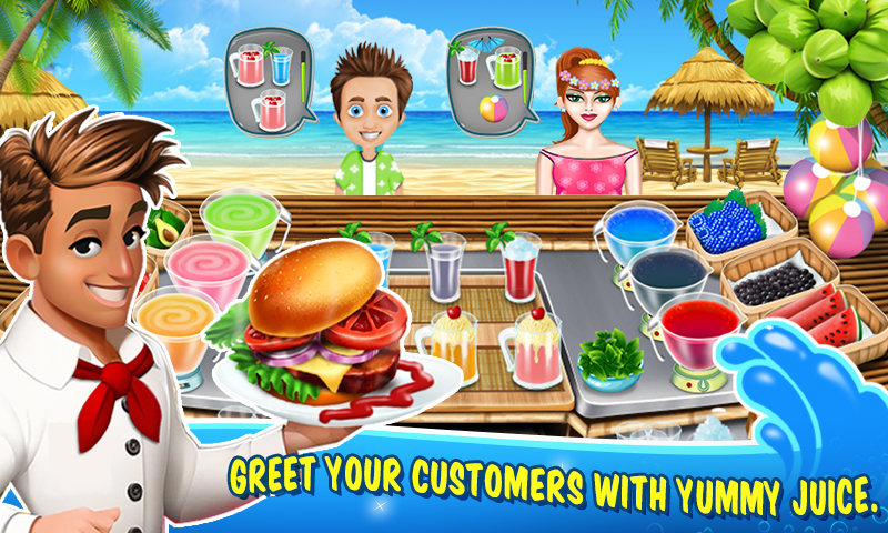 Beach Restaurant Master Chef 게임 스크린샷