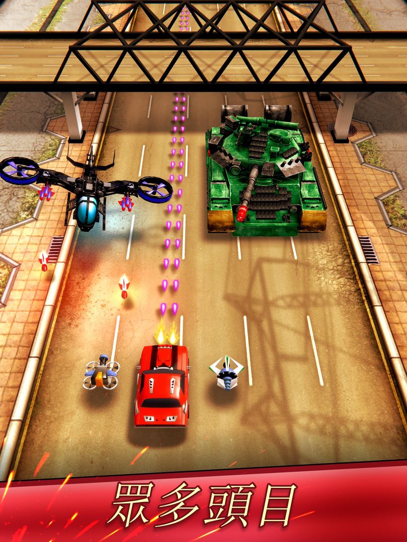 Chaos Road - 戰鬥賽車遊戲截圖