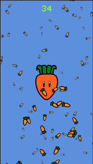 Carrot Rush Game Screenshot