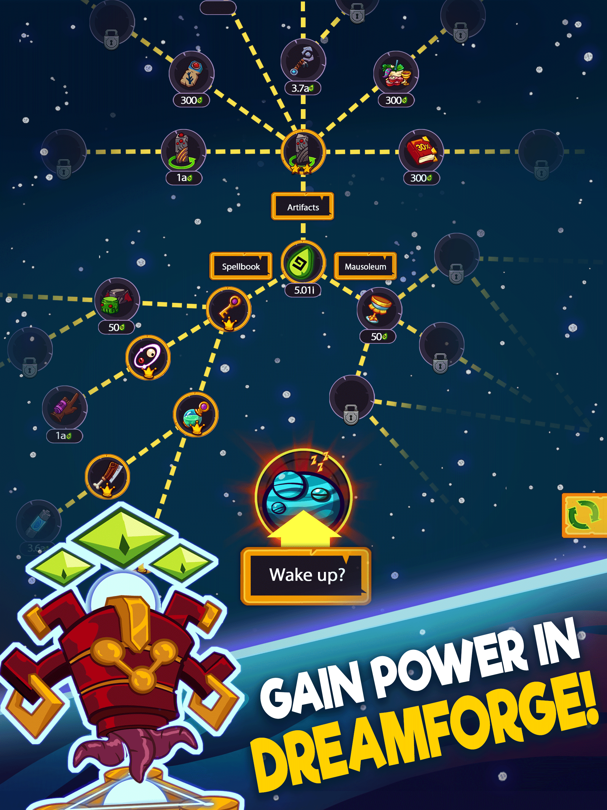 Tap Temple: Monster Clicker ภาพหน้าจอเกม