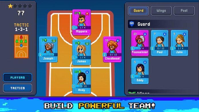 Basketball Pixel Game Screenshot