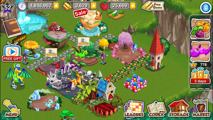 Cuplikan Layar Game Dragon Story™