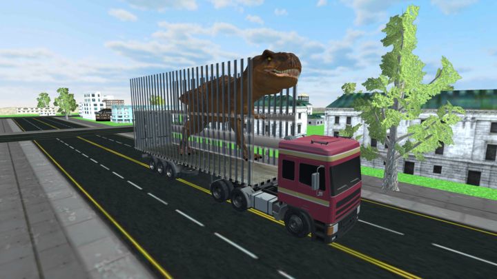 Transportador de camiones Dino salvaje modelo 3d version móvil androide iOS  descargar apk gratis-TapTap