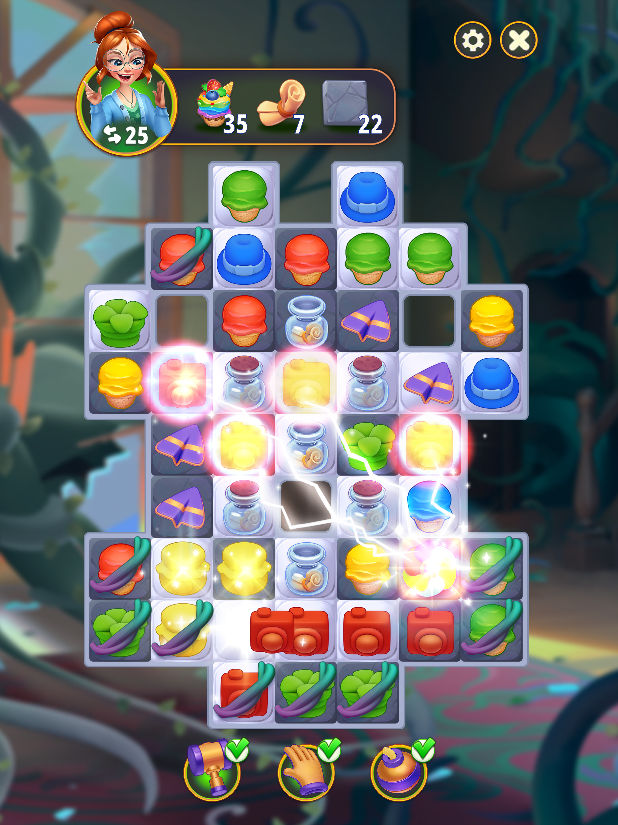 マージガーデン：パズルストーリーゲーム ゲームのスクリーンショット
