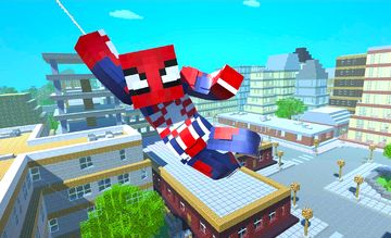 Cuplikan Layar Game Spider Craft Rope Hero Fight