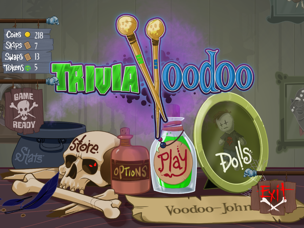 Скриншот игры Trivia Voodoo