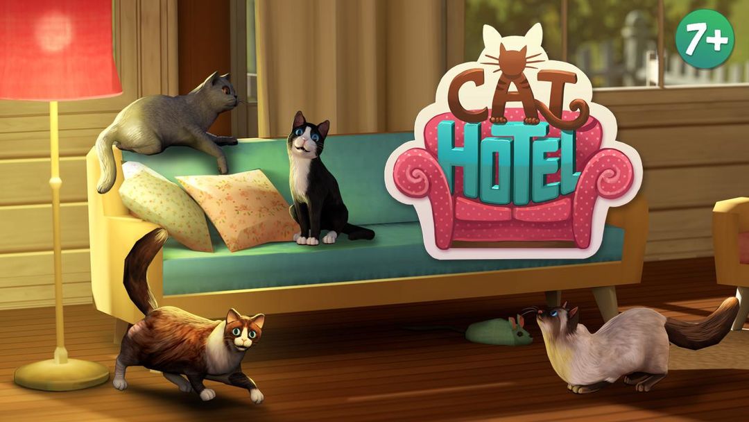 CatHotel - 귀여운 고양이가 있는 나만의 사육장 게임 스크린 샷