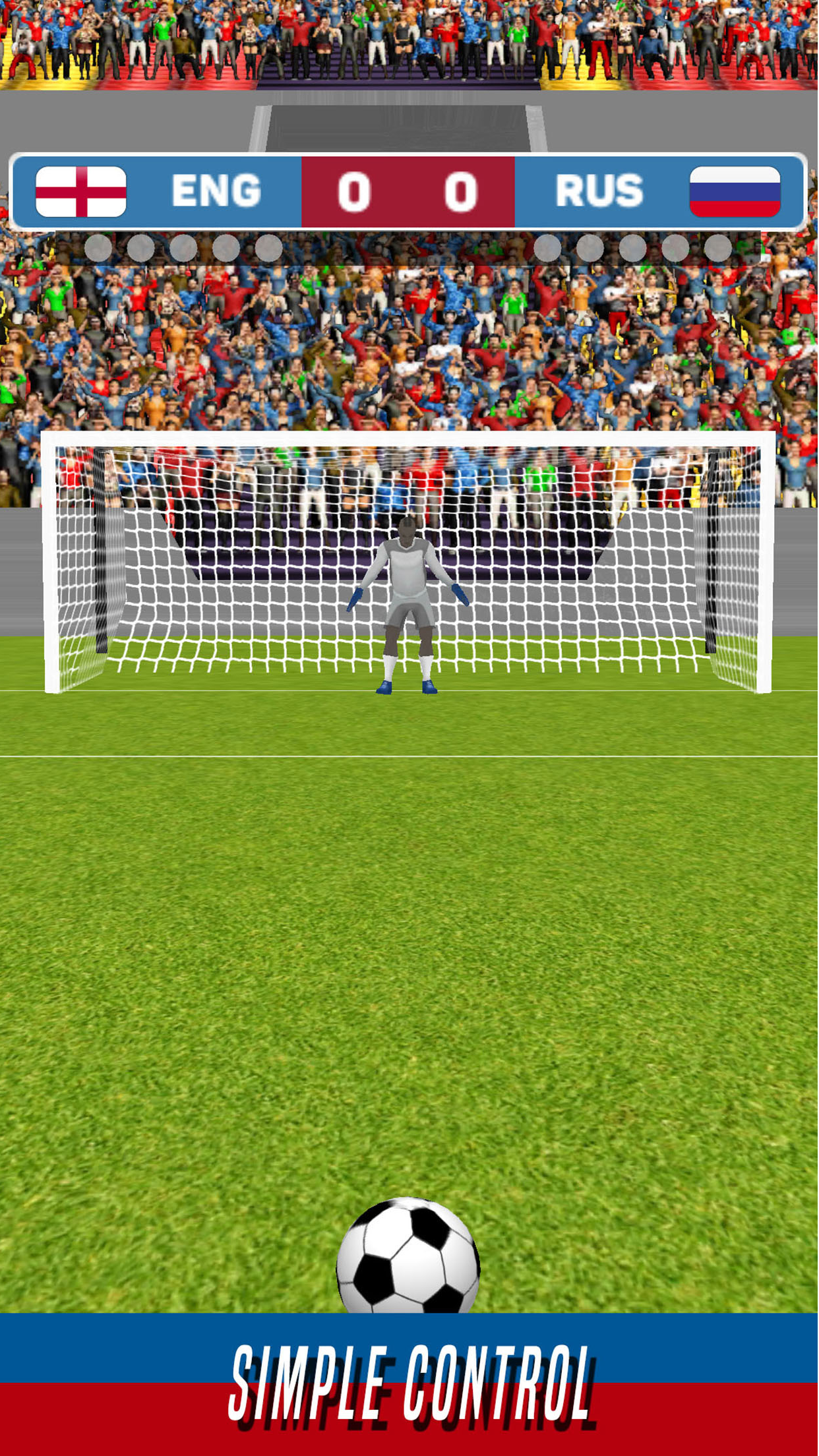Screenshot 1 of Penalty Soccer Olímpico e Europeu 1.1.0