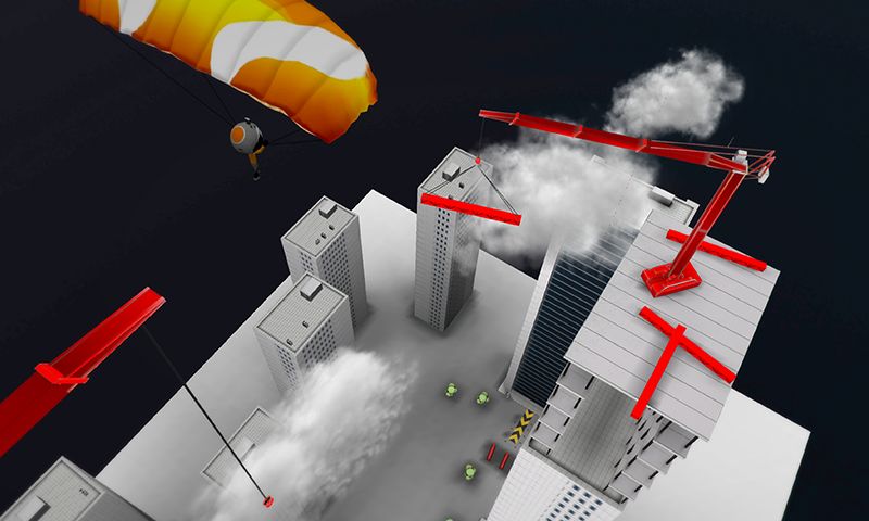 Stickman Base Jumper 2 게임 스크린 샷
