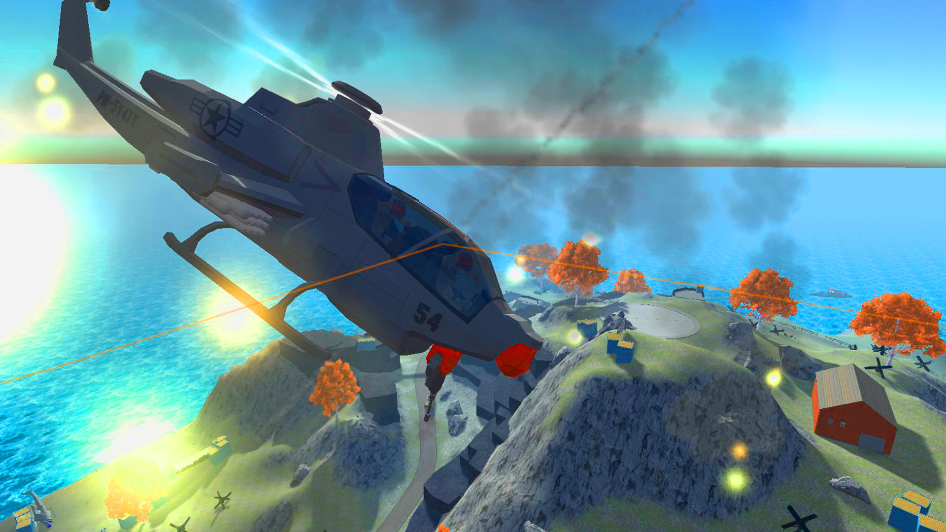 Battle Raven Field: Blue-Red 게임 스크린 샷