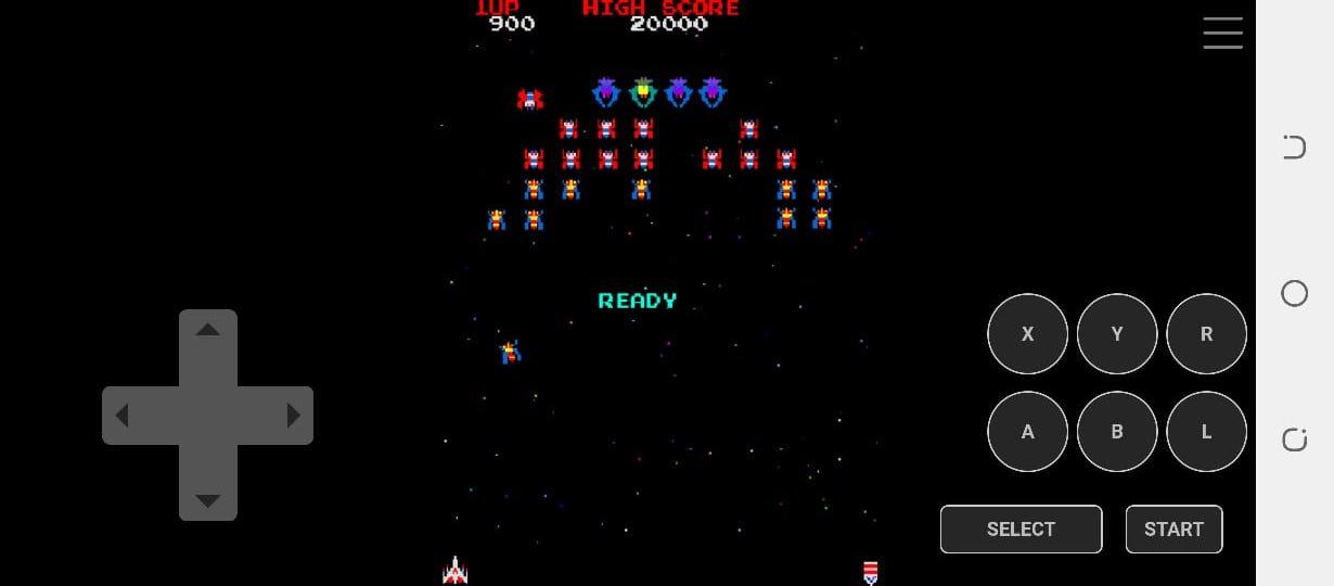 Cuplikan Layar Game Galaga Classic