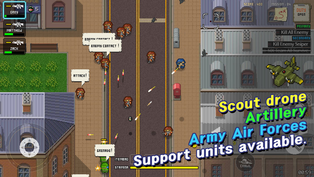Screenshot of Team SIX - Armored Troops