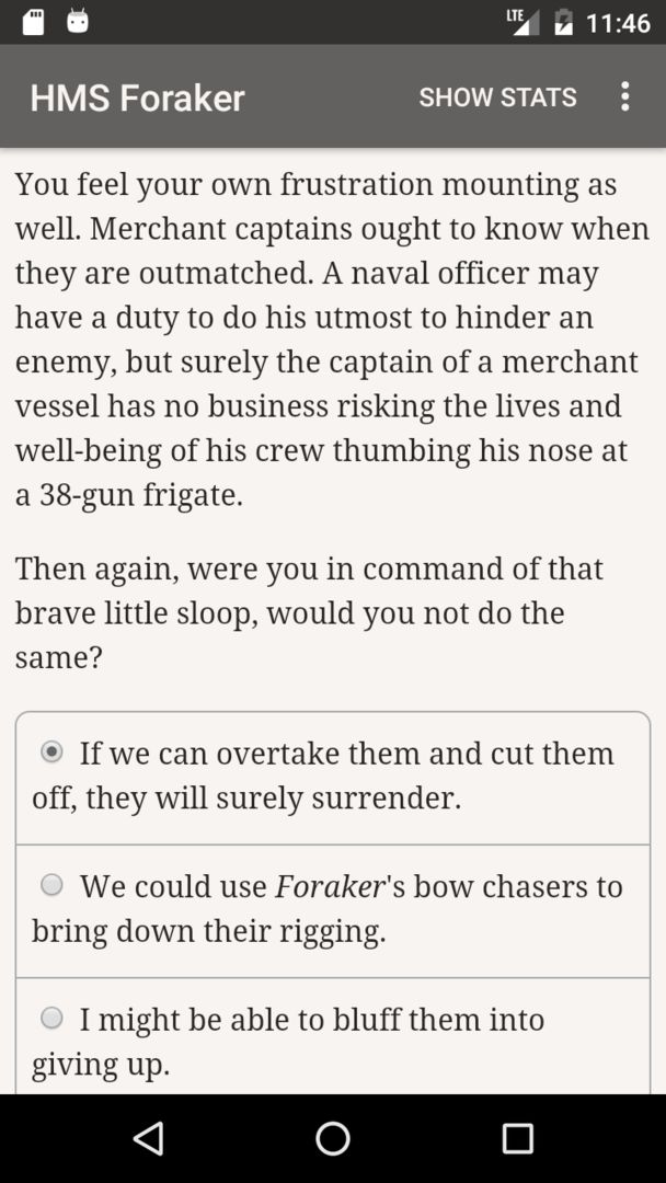 Choice of Broadsides: HMS Foraker 게임 스크린 샷