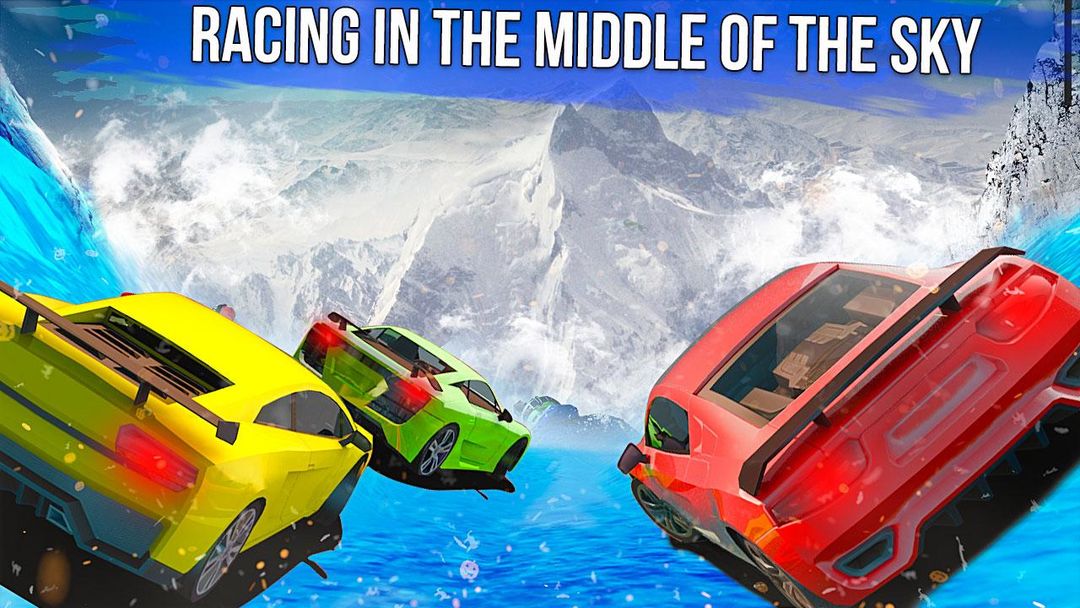 Frozen Water Slide Car Race 게임 스크린 샷