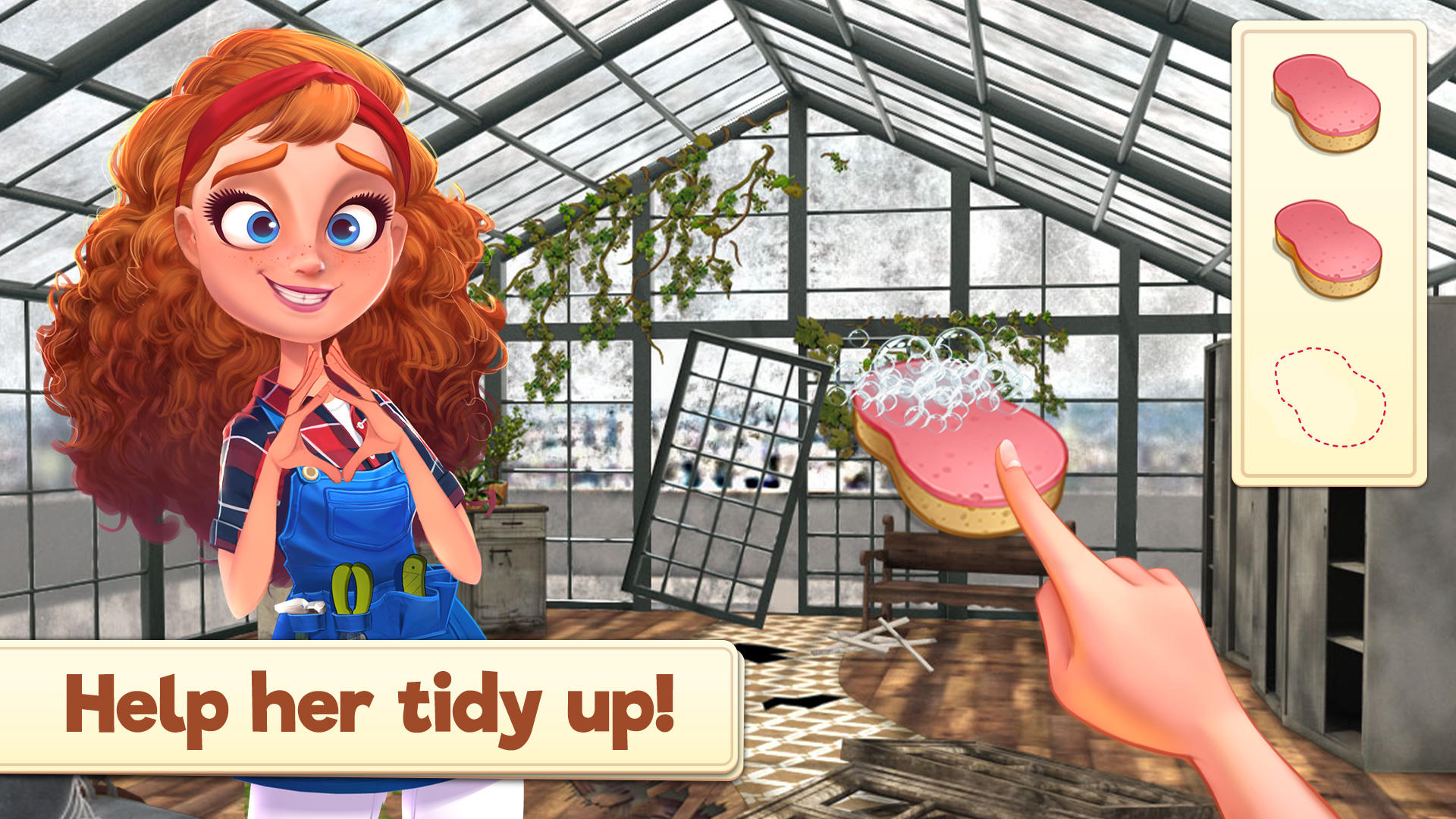 Merge Manor : Sunny House Game Screenshot