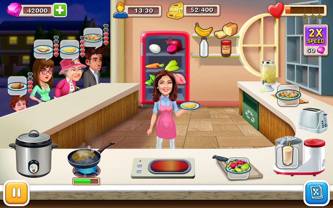 Shilpa Shetty : Domestic Diva - Cooking Diner Cafe ภาพหน้าจอเกม