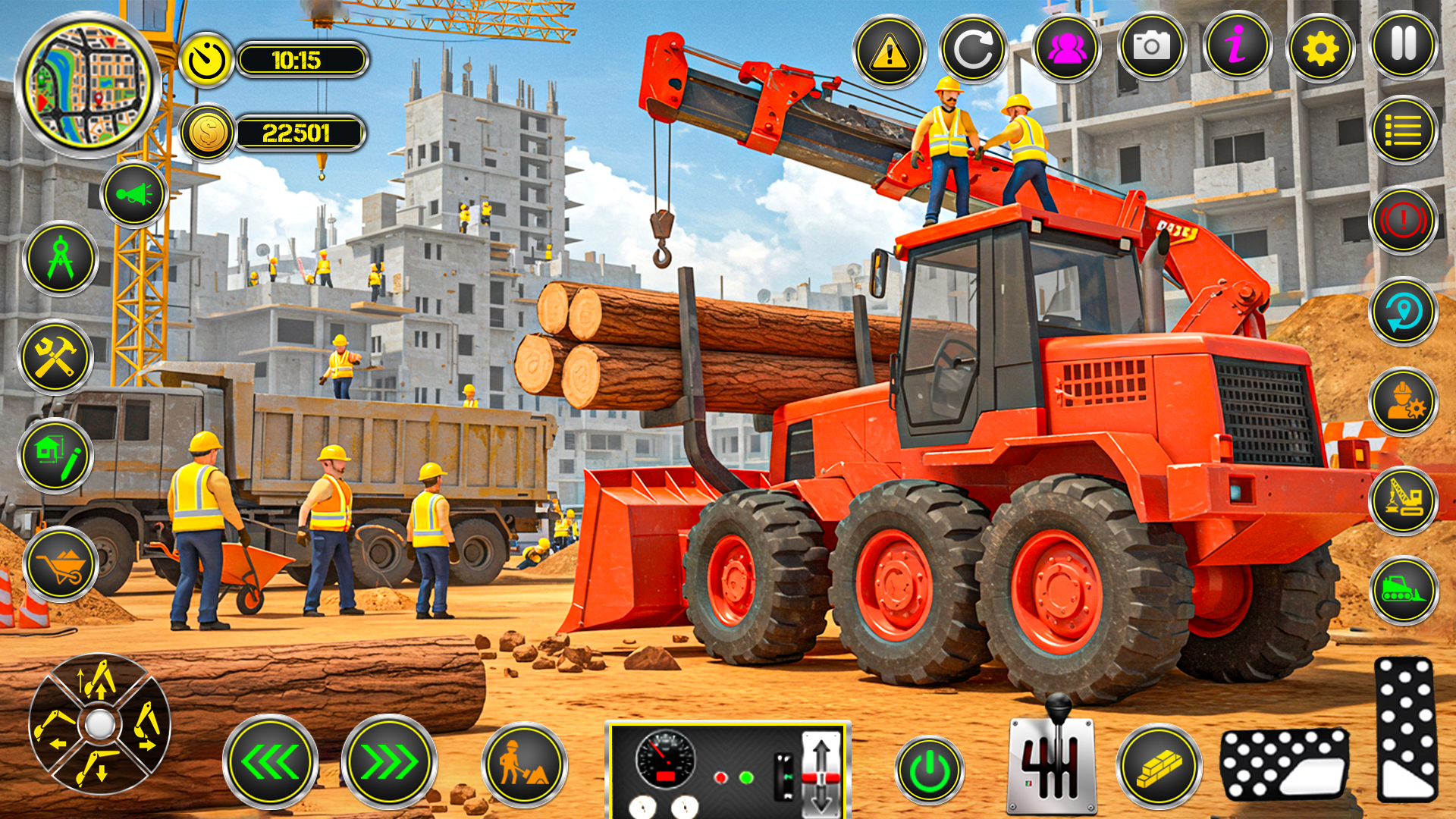 Home Construction JCB Game 3D Game Screenshot