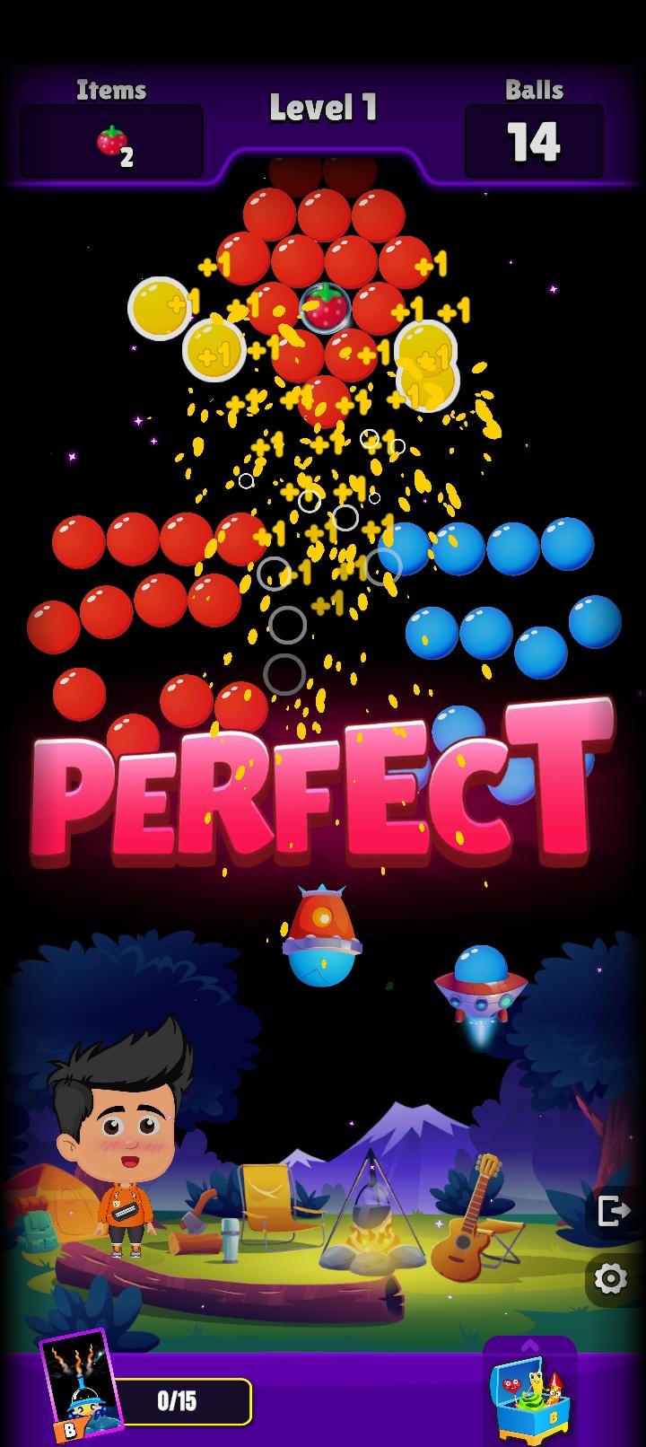 Captura de Tela do Jogo Bubble Shooter War - Online