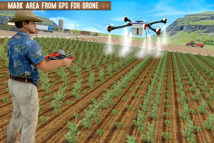 Screenshot 1 of Modern Farming 2 : Drone Farming Simulator 4.2