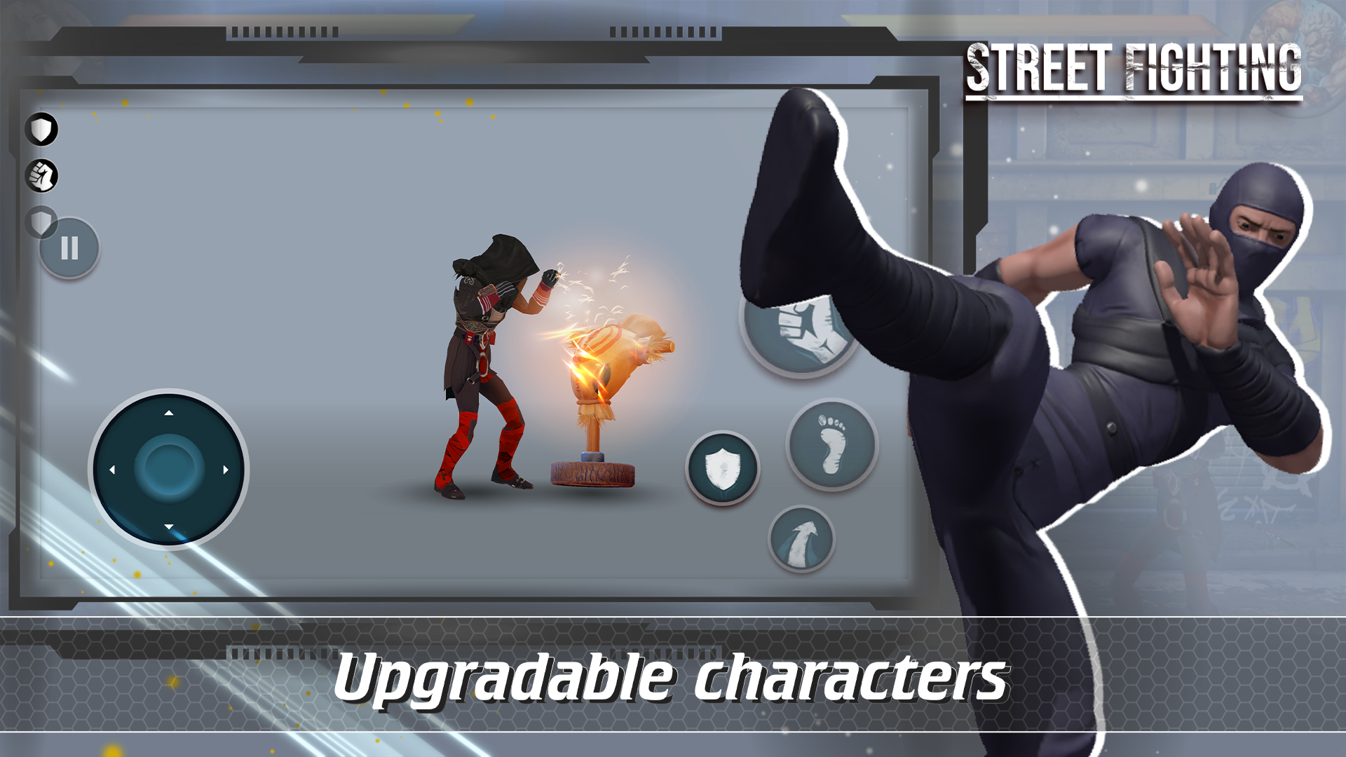 Captura de Tela do Jogo Street Fight : Fighting Game