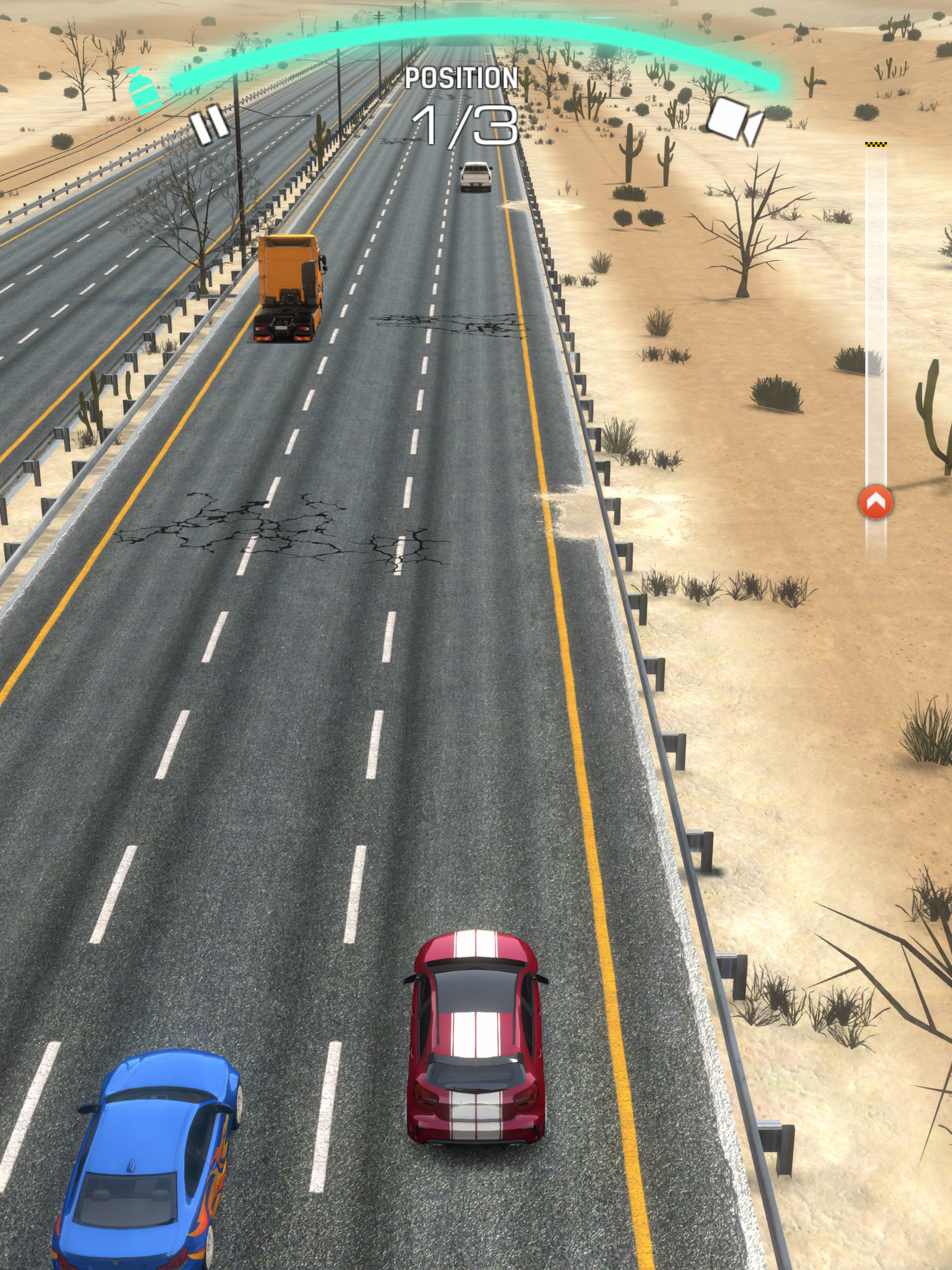 Screenshot of Hill Racer 3D