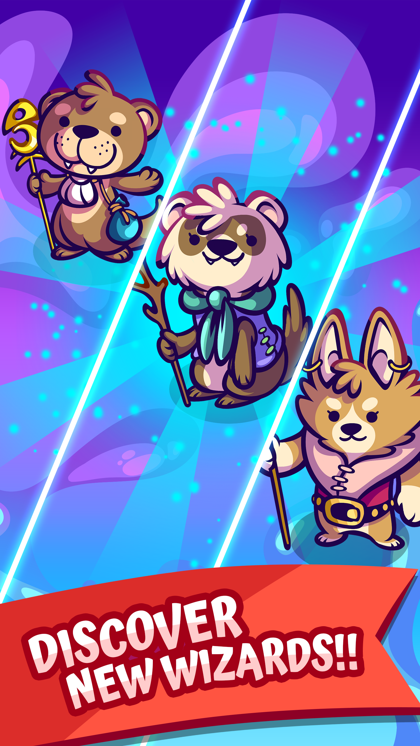 Merge Kawaii Wizards - Merge Games 2020 Game Screenshot
