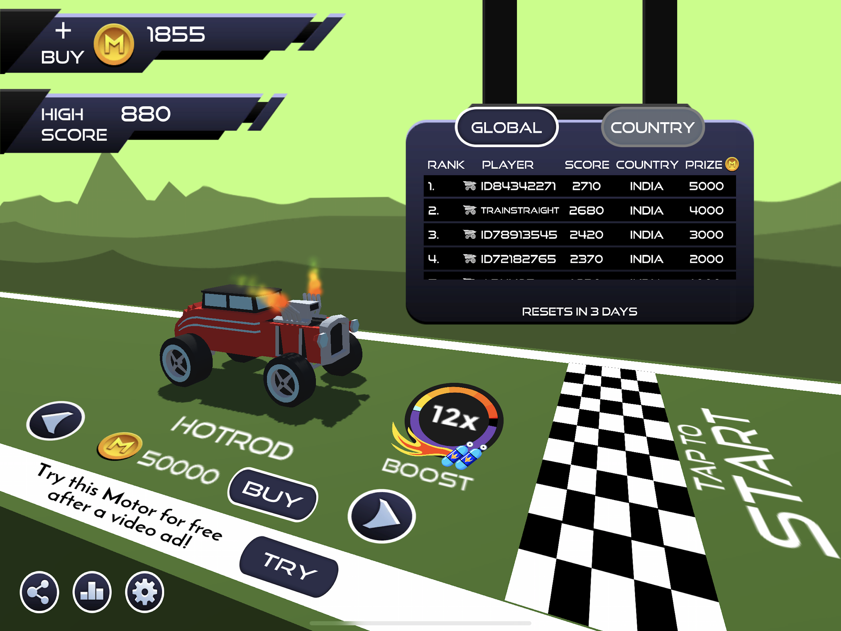 Motor Parkour Game Screenshot