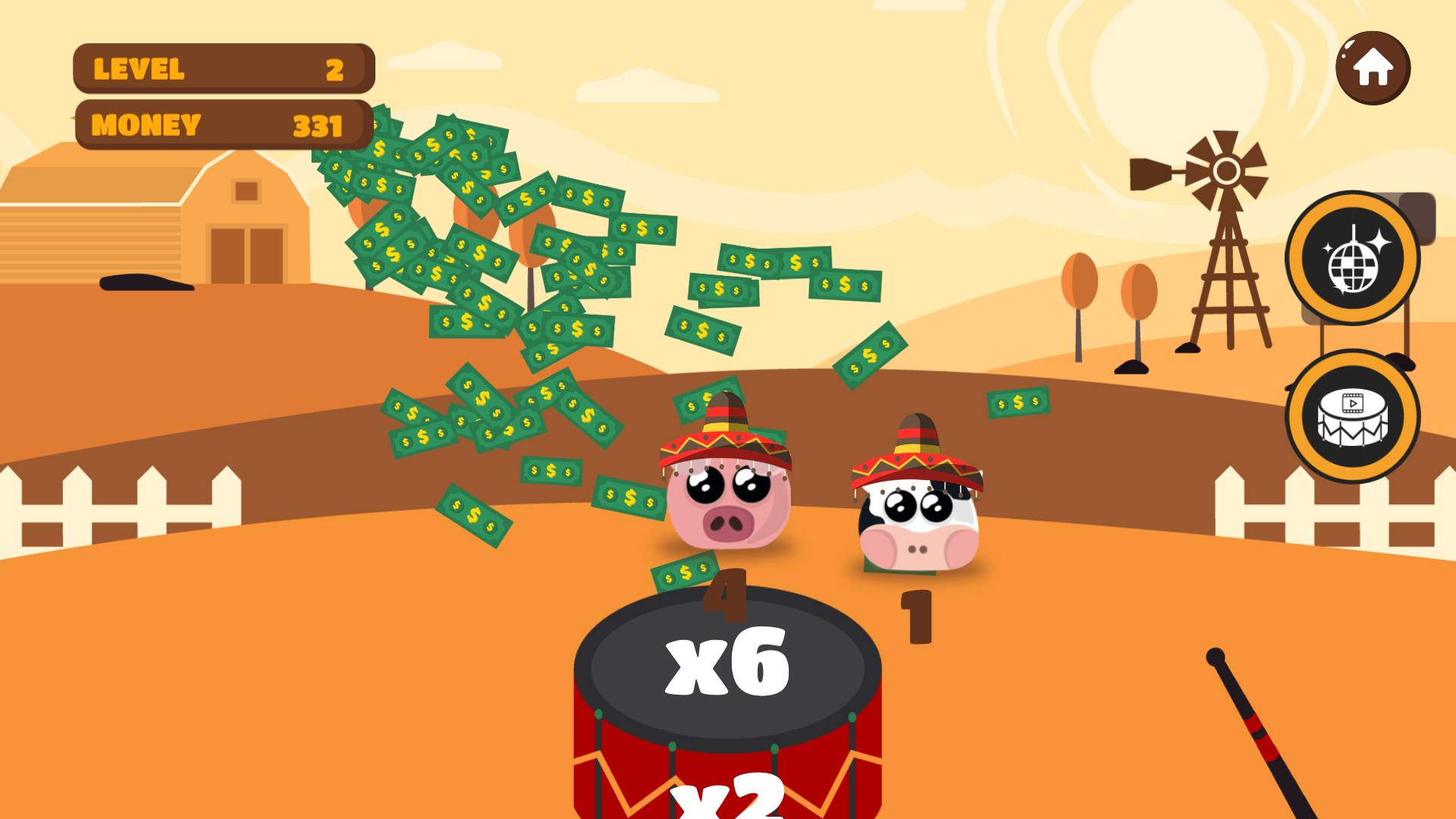 Скриншот игры Fiesta Bom Bom