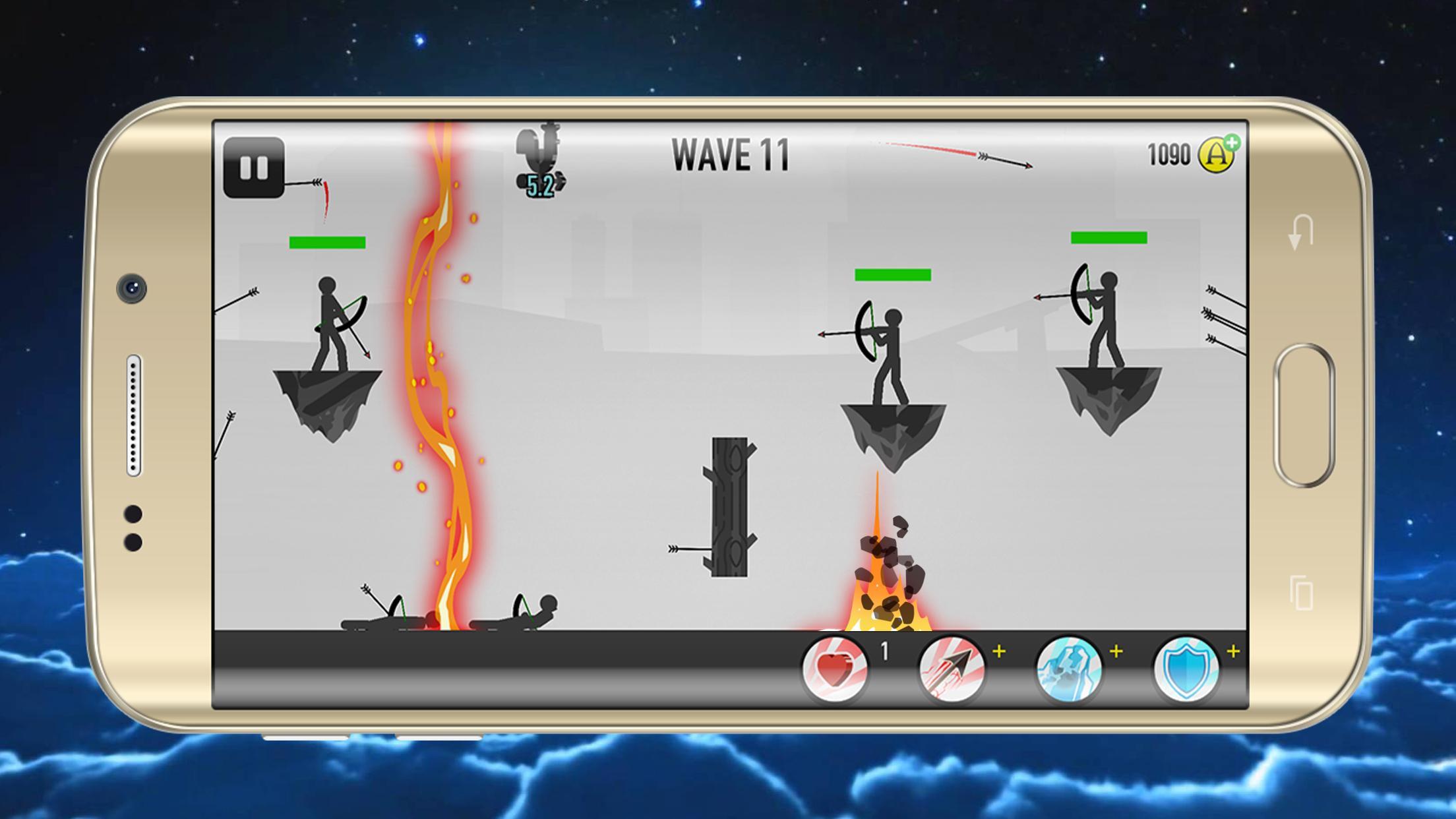 Stickman Archers Online Game Screenshot