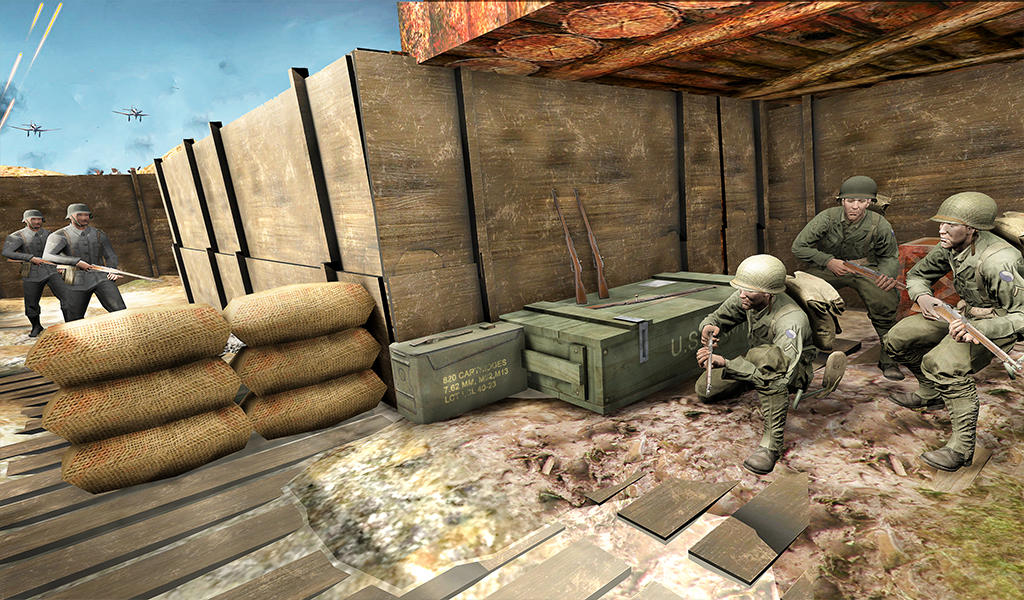 D-Day World War 2 Army Games Game Screenshot