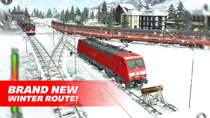 Train Driver Journey 8 - Winter in the Alps ゲームのスクリーンショット