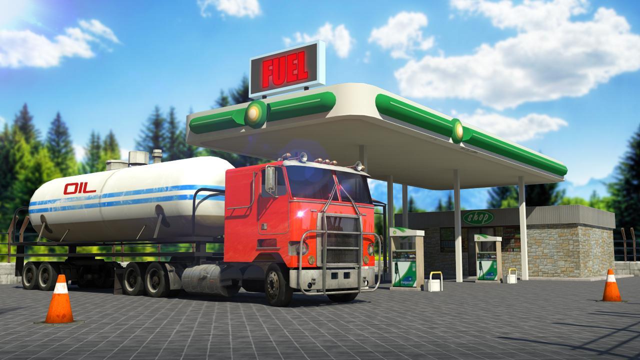 Oil Tanker Truck Simulator: Hill Driving Game Screenshot