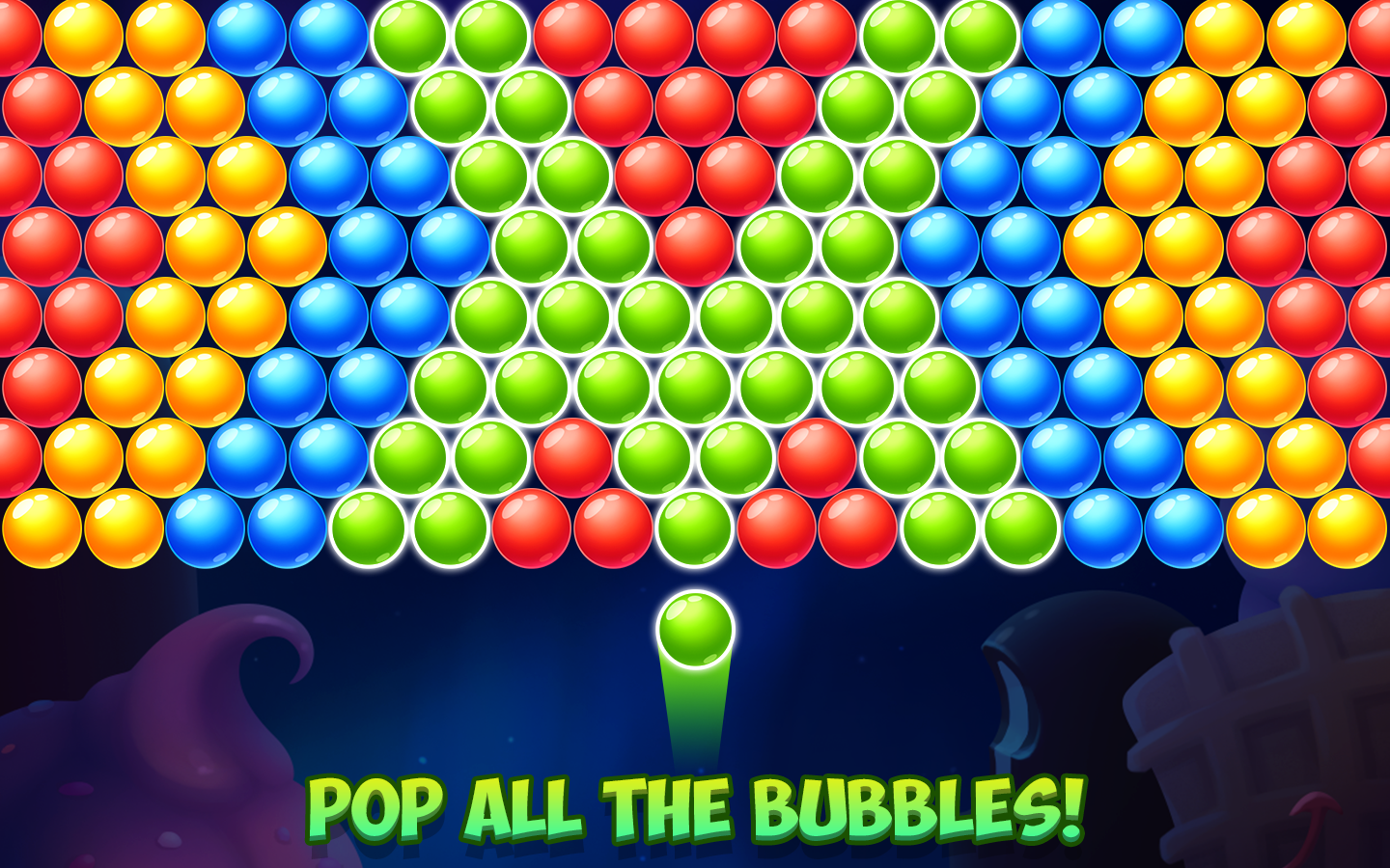 Tasty Winter - Bubble Pop Game Screenshot