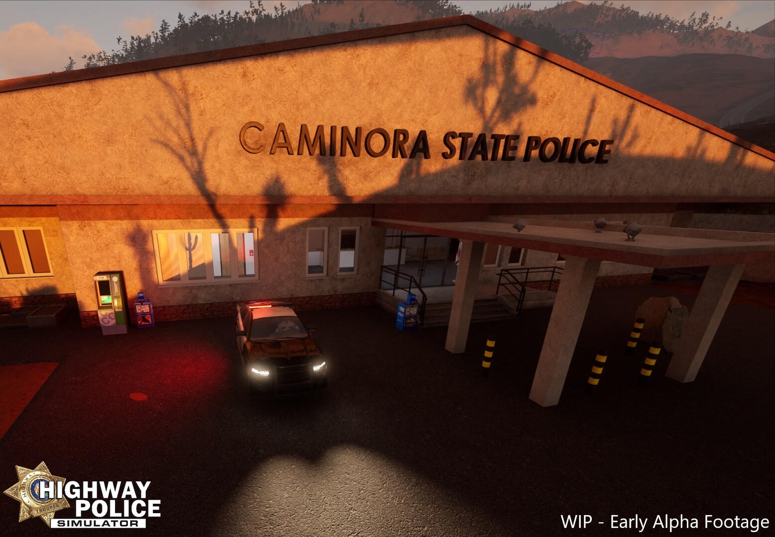 Highway Police Simulator ภาพหน้าจอเกม