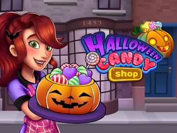 Cuplikan Layar Game Halloween Candy Shop Food Game
