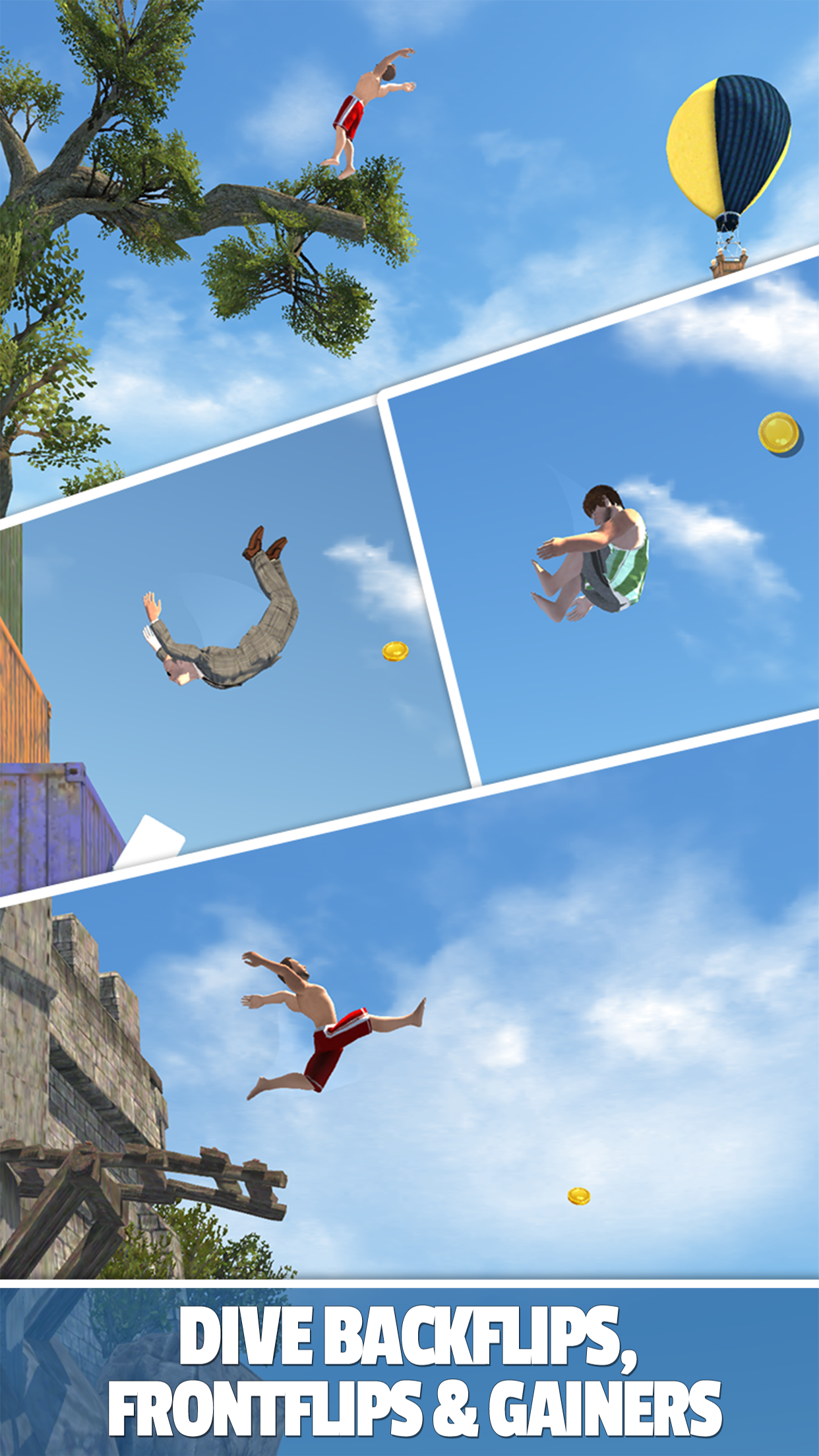 Flip Diving Game Screenshot