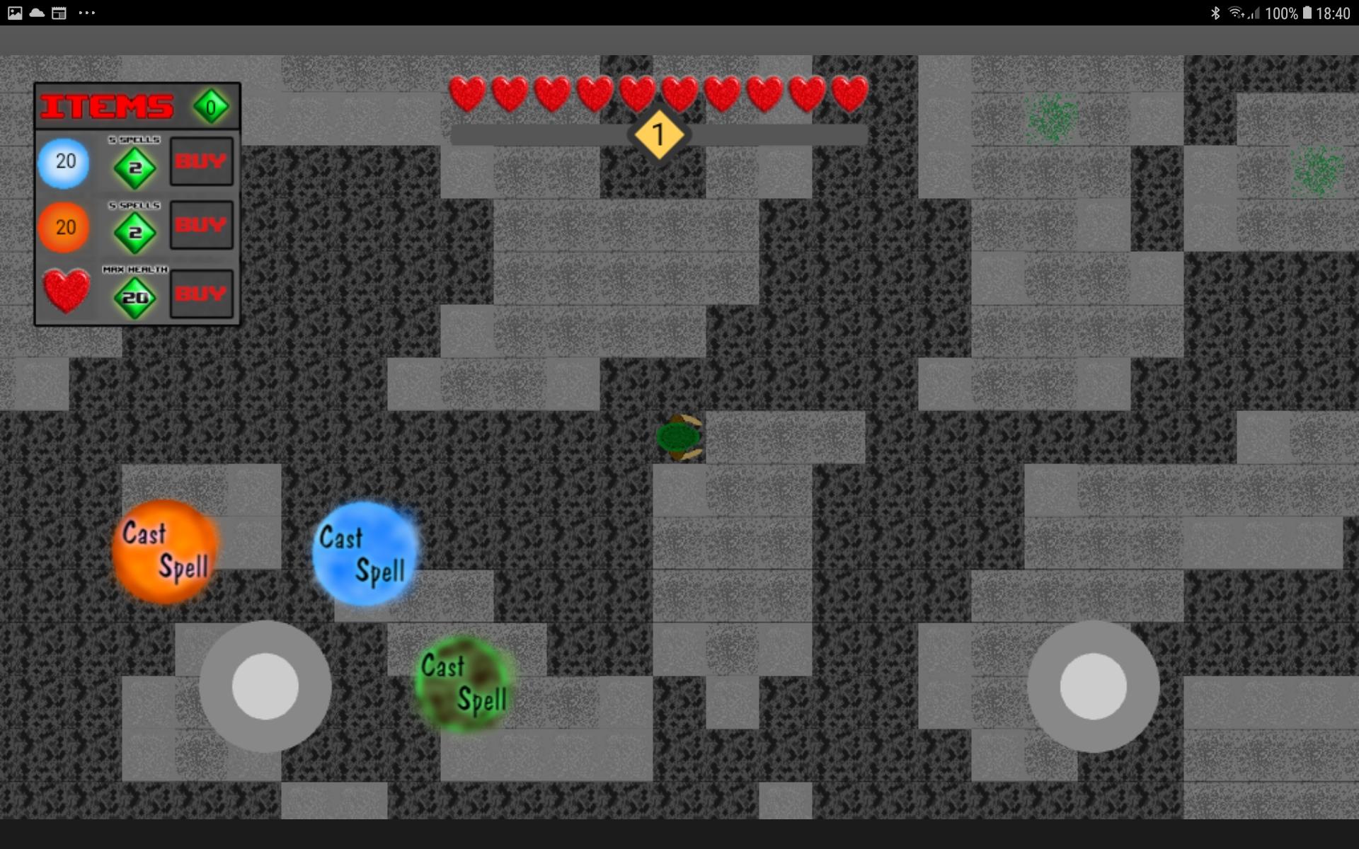 Captura de Tela do Jogo Cave Crawler