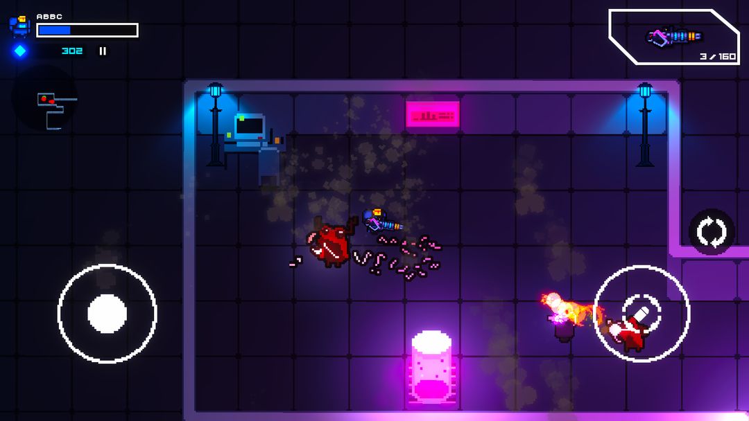 Screenshot of Laser Tanks: Pixel RPG