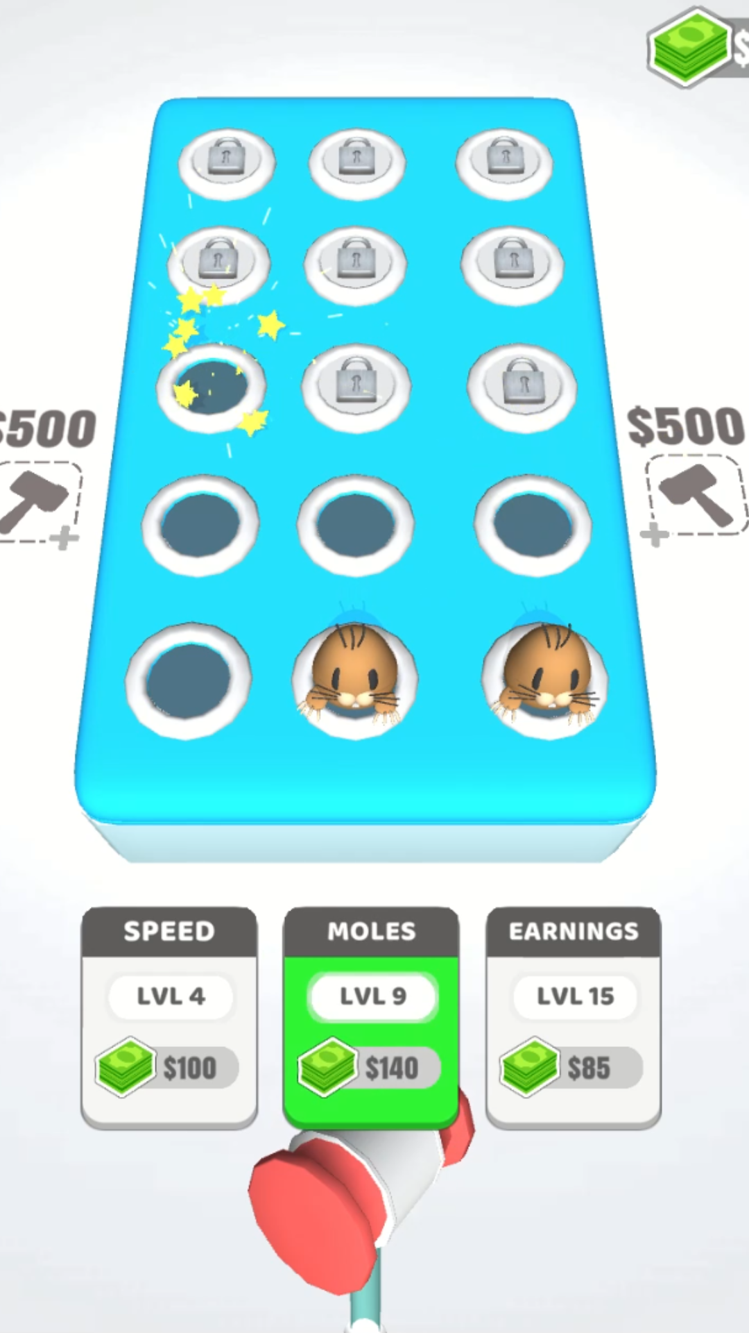 Whack a mole Game Screenshot