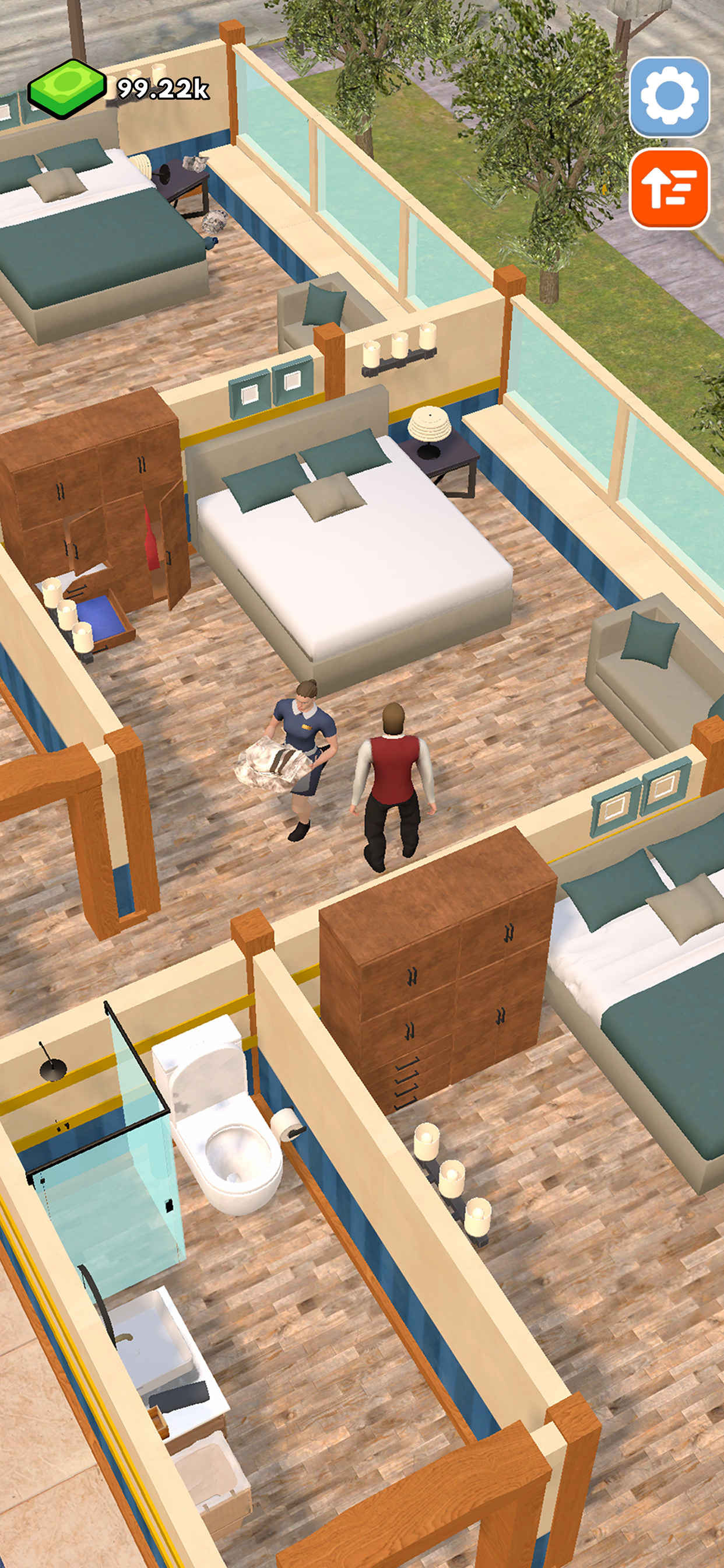 Hotel Manager Game Screenshot