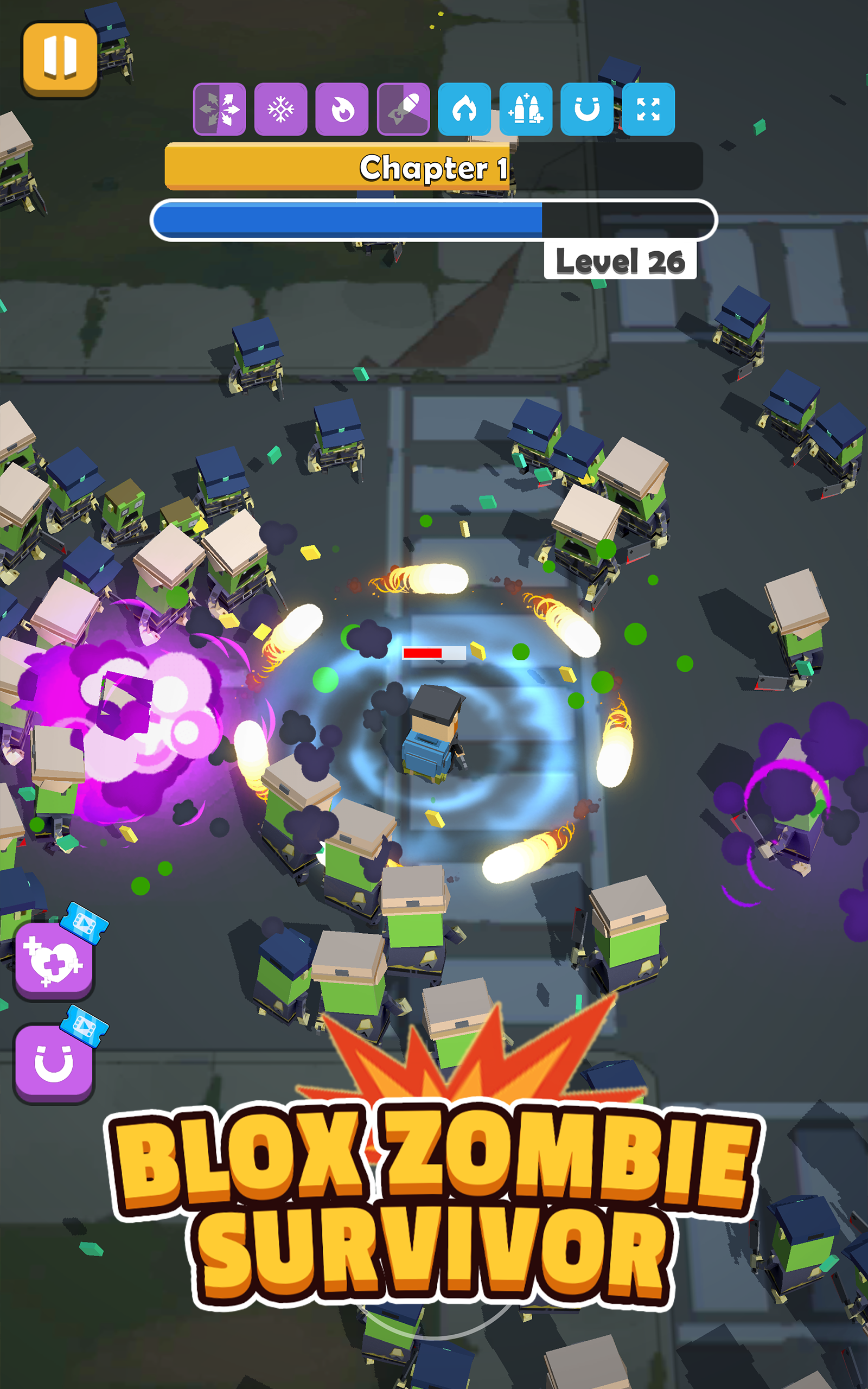 Blox Zombie Survivor 遊戲截圖