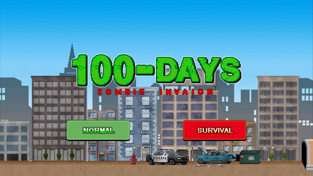 100 DAYS 좀비 인베이젼 게임 스크린 샷