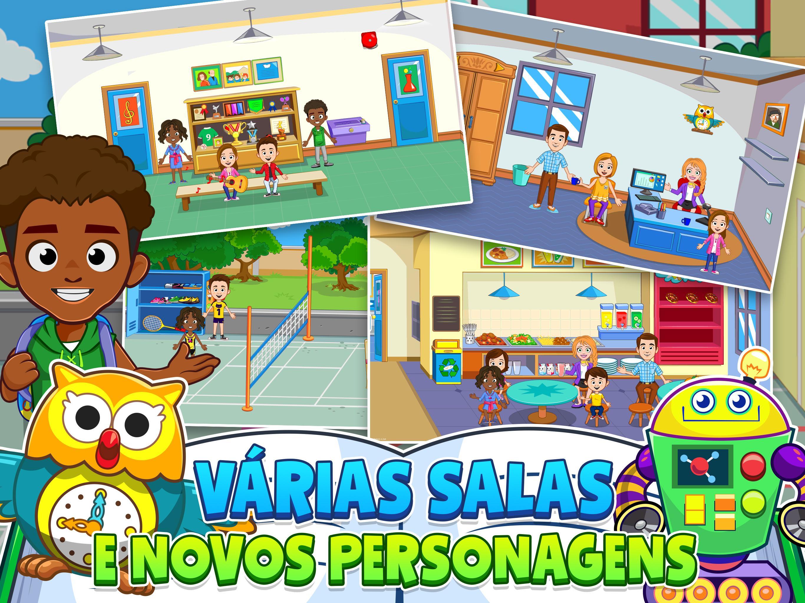 Captura de Tela do Jogo My Town : School