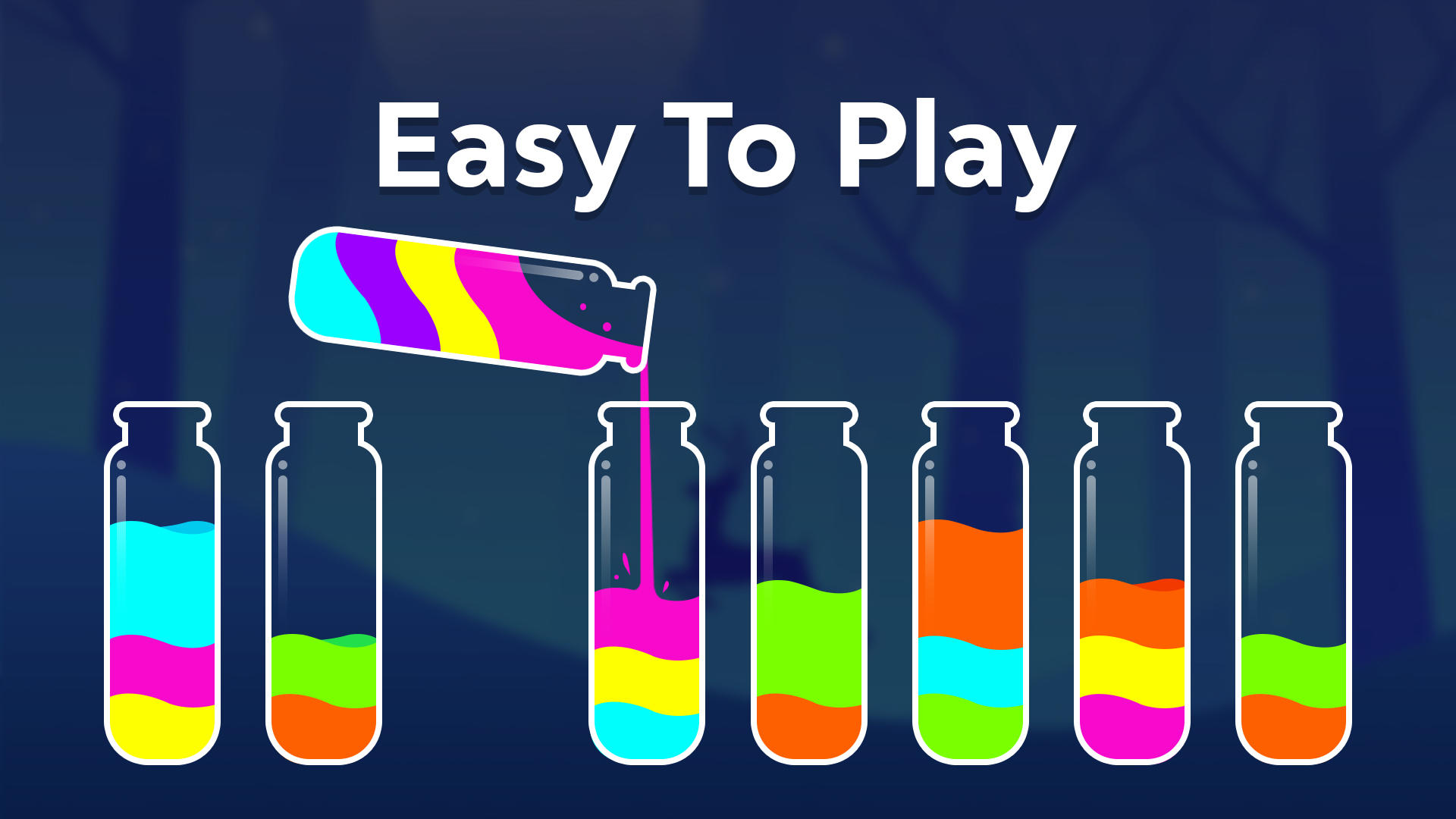 Скриншот игры Water Sort Color