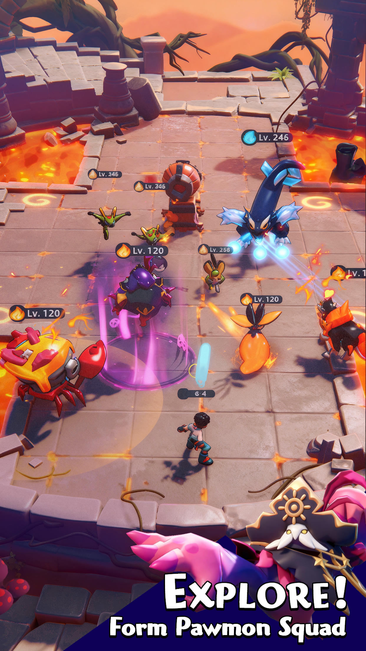 Pawmon War Game Screenshot