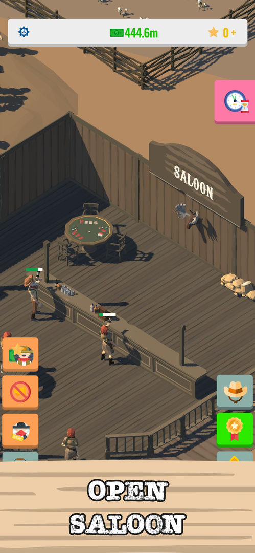Screenshot of Idle Wild West 3d - Business Clicker Simulator