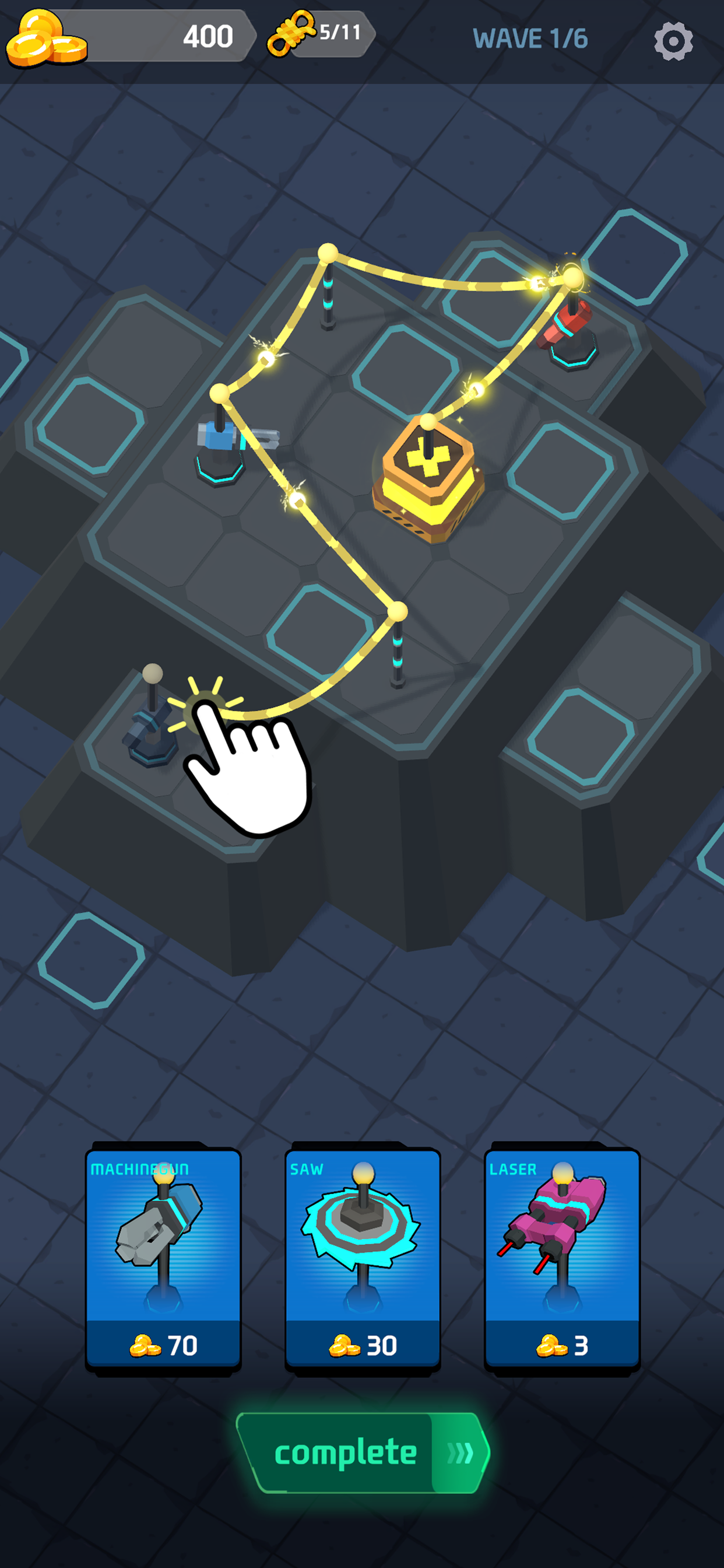 Wire Wars Game Screenshot