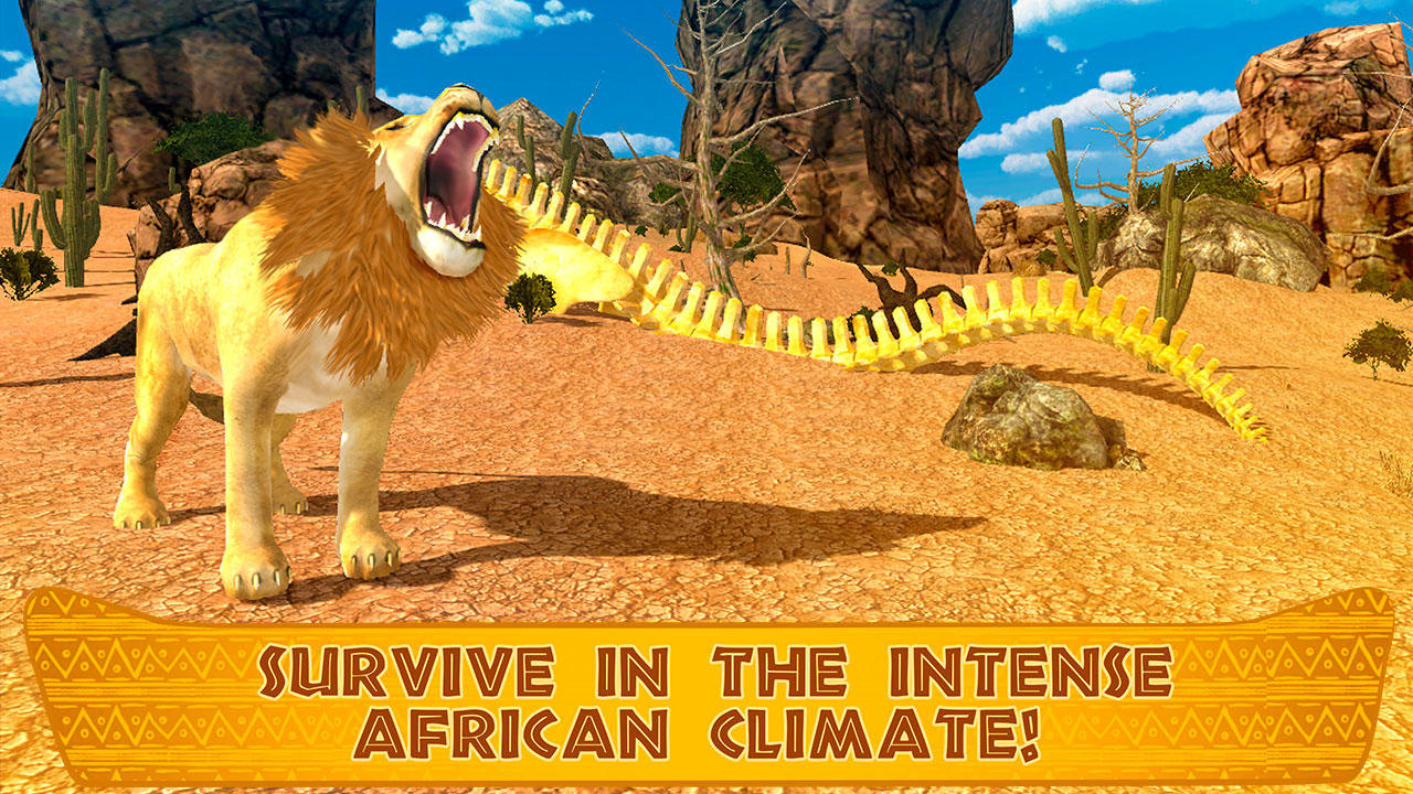 Screenshot 1 of အာဖရိကန်ဘဝရှင်သန်ရေး Sim 3D 1.0