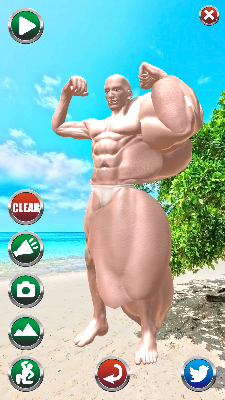 マッチョ GoGoGo Game Screenshot